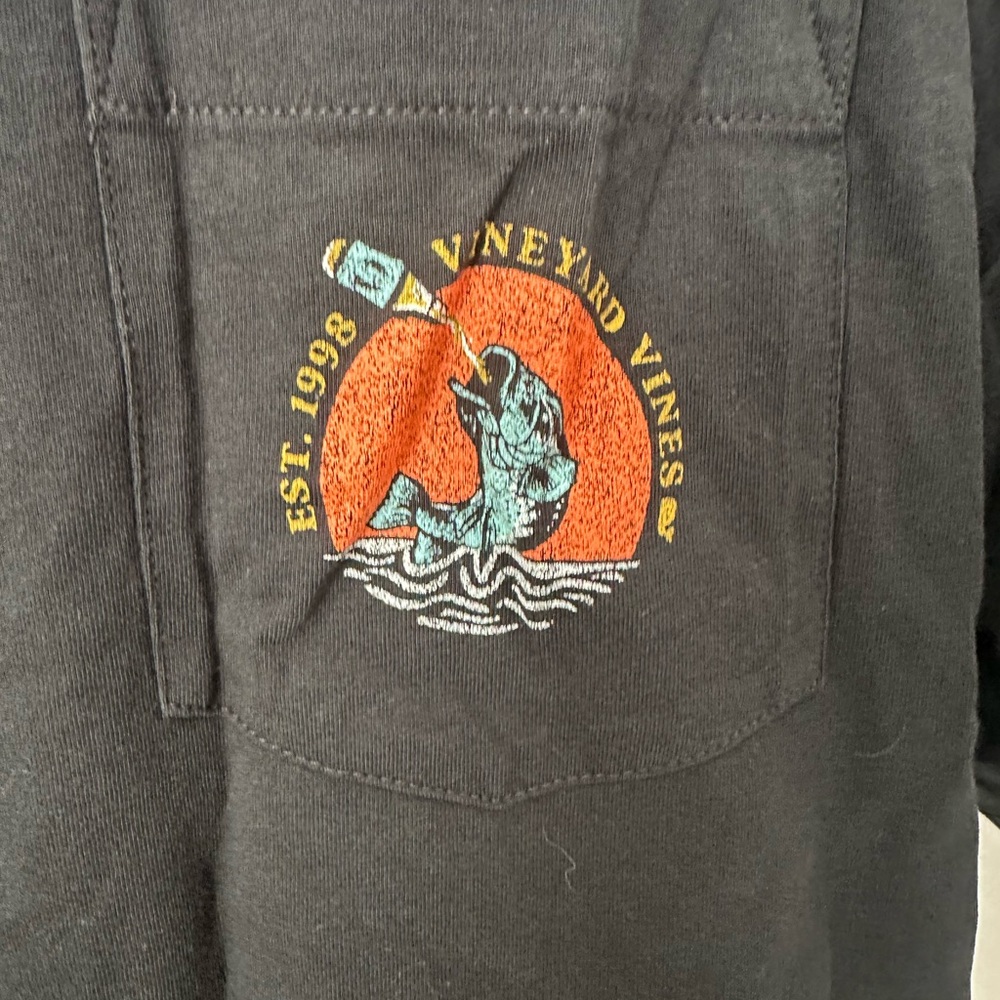 Vineyard Vines Mens Shirt Black SMALL NWT - Picture 4 of 4